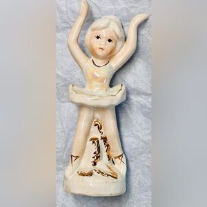 Ballerina Figurine Little Girl Porcelain Vintage